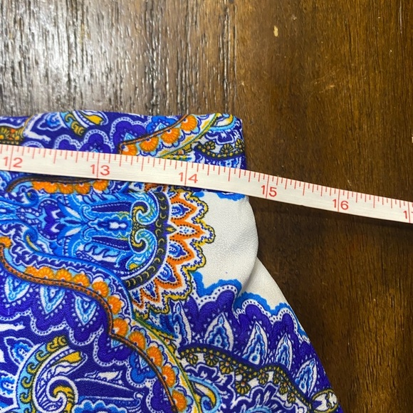 Cato Women’s Sari Paisley Print Maxi Skirt with 2 Side Splits Size M - Picture 4 of 6